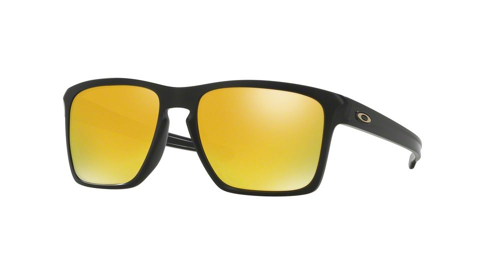 Oakley Sliver XL A OO9346 Sunglasses 934604-57 - Matte Black Frame, 24K Iridium Lenses