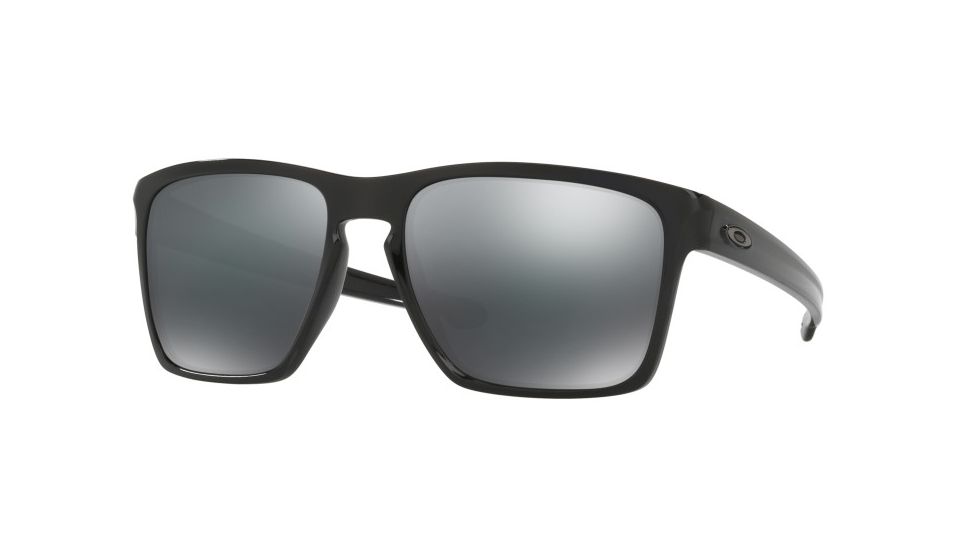 Oakley SLIVER XL OO9341 Sunglasses 934105-57 - Polished Black Frame, Black Iridium Lenses