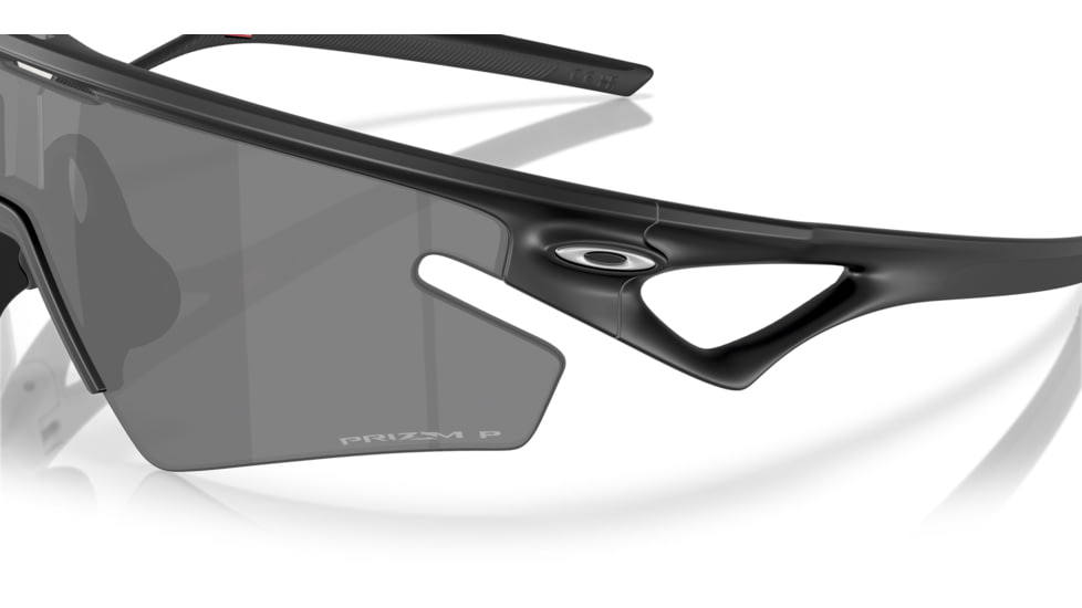 Oakley Sphaera Slash Sunglasses, Matte Black, PRIZM Black Polarized, PRIZM Black Polarized, OO9499-0136