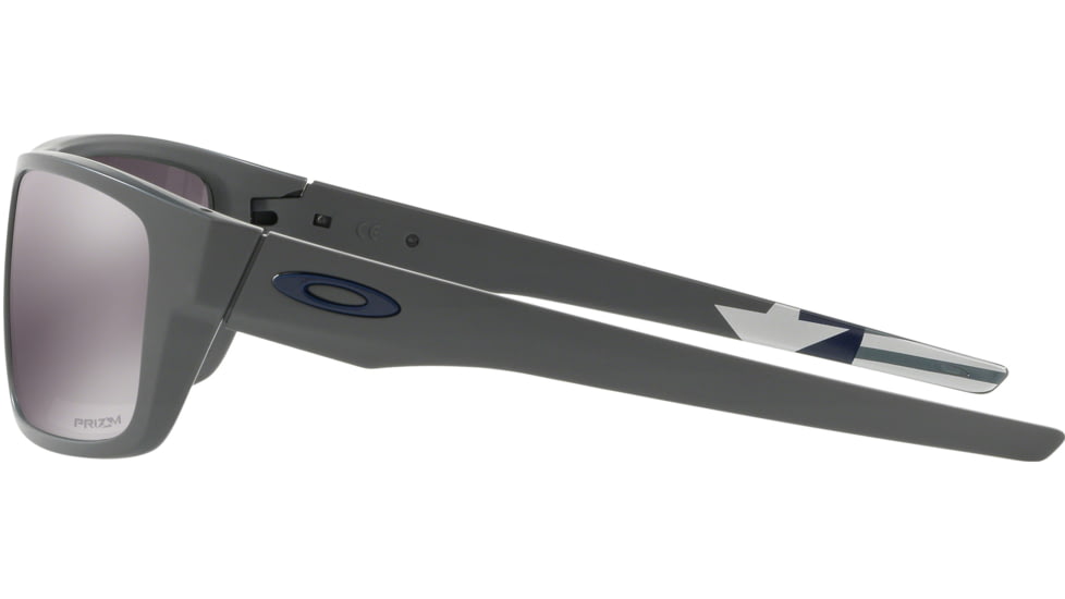 Oakley Standard Issue Armed Forces Drop Point Sunglasses, Matte Dark Grey w/Prizm Black, OO9367-2760