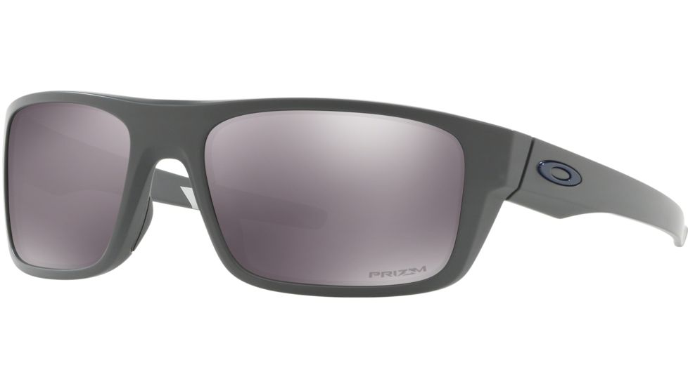 Oakley Standard Issue Armed Forces Drop Point Sunglasses, Matte Dark Grey w/Prizm Black, OO9367-2760