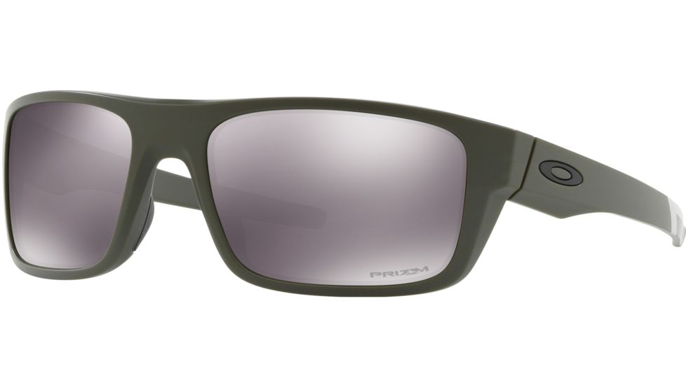 Oakley Standard Issue Armed Forces Drop Point Sunglasses, Matte Olive w/Prizm Black, OO9367-2460