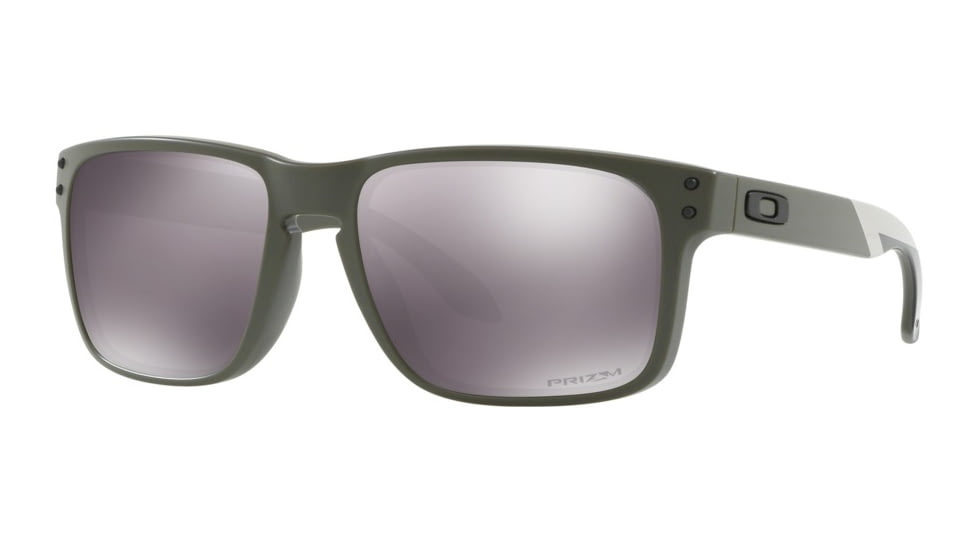 Oakley Standard Issue Armed Forces Holbrook Sunglasses, Matte Olive w/Prizm Black, OO9102-H855