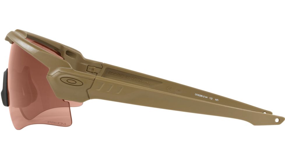 Oakley SI Standard Issue Ballistic M-Frame ALPHA Goggles, 3 Lens Array, Terrain Tan w/Clear,TR22,TR45, OO9296-2144