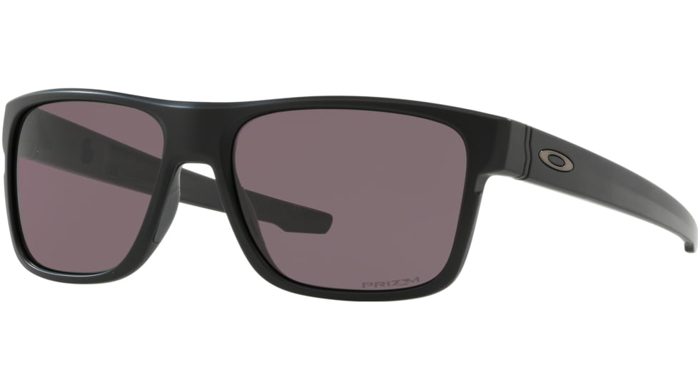 Oakley Standard Issue Crossrange Sunglasses, Matte Black w/Prizm Grey, OO9361-2157