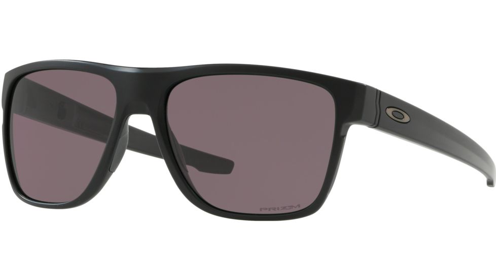 Oakley Standard Issue Crossrange XL Sunglasses, Matte Black w/Prizm Grey, OO9360-1758