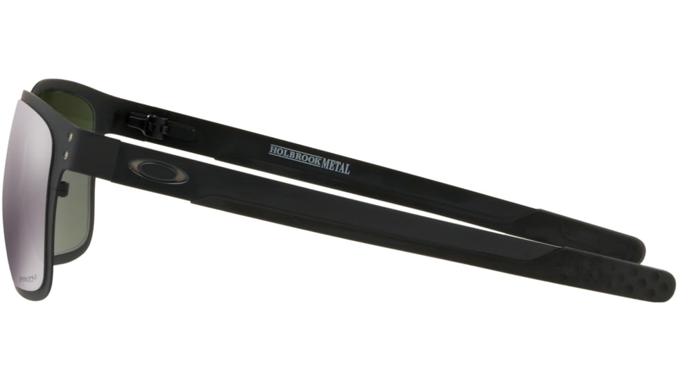 Oakley Standard Issue Holbrook Metal Sunglasses, Matte Black w/Prizm Black, OO4123-1755