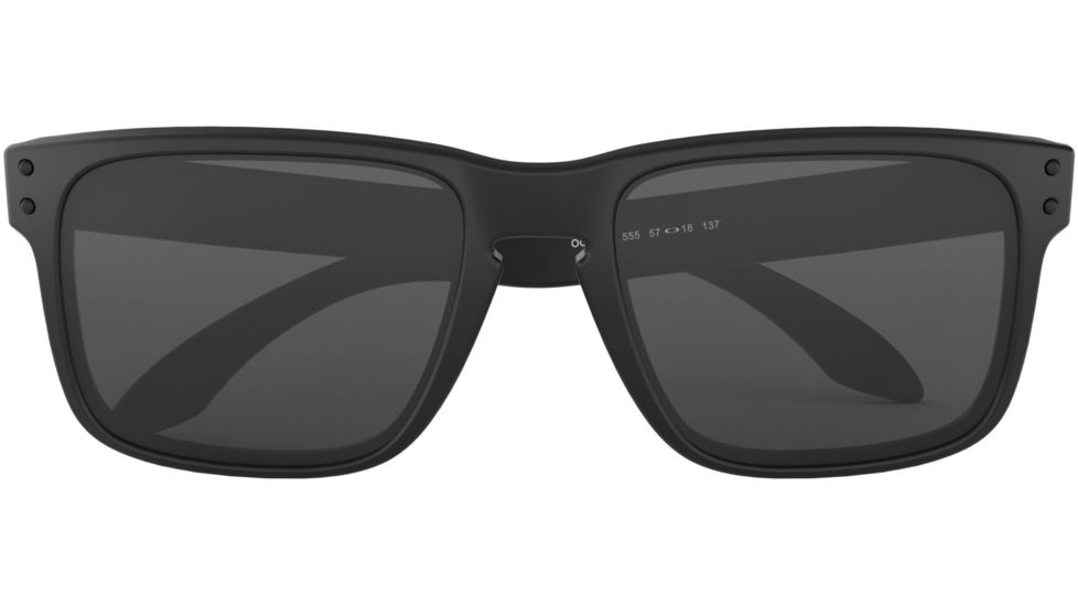 Oakley SI Standard Issue Holbrook Tonal Flag Collection Sunglasses, Matte Black w/Grey, OO9102-E555