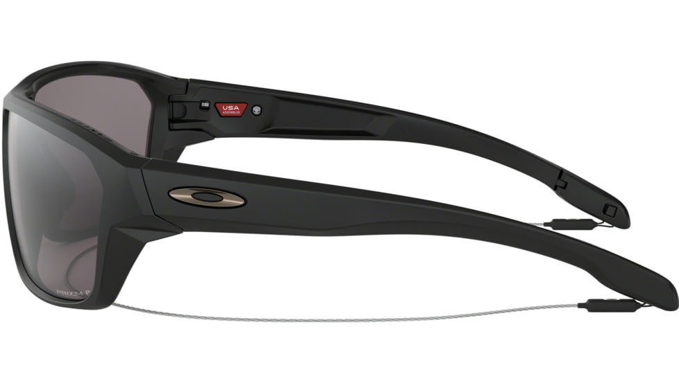 Oakley SI Standard Issue Split Shot Sunglasses, Matte Black with Prizm Grey Polarized, OO9416-1364