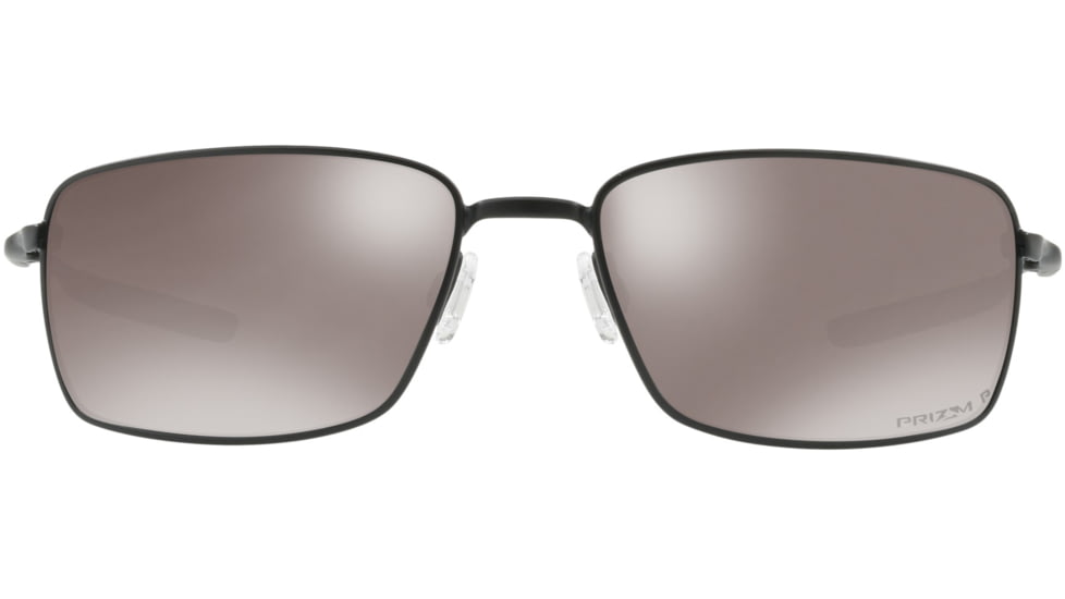 Oakley Standard Issue Square Wire BlackStandard Issuede Collection Sunglasses, Matte Black w/Prizm Black Polarized, OO4075-1260
