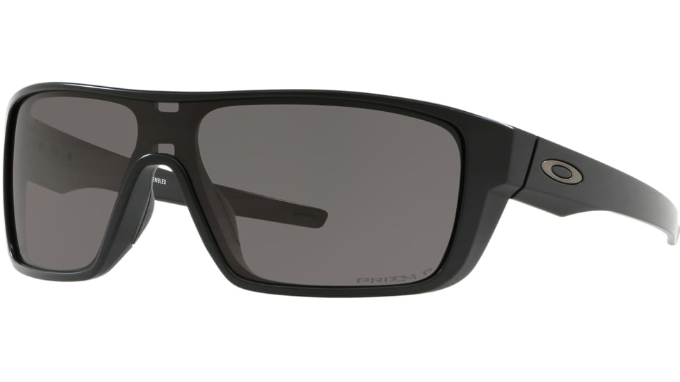 Oakley Standard Issue Straightback Uniform Collection Sunglasses, Matte Black w/Prizm Grey Polarized, OO9411-1027