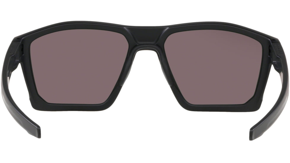 Oakley Standard Issue Targetline Sunglasses, Matte Black w/Prizm Black, Red Icon, OO9397-1258