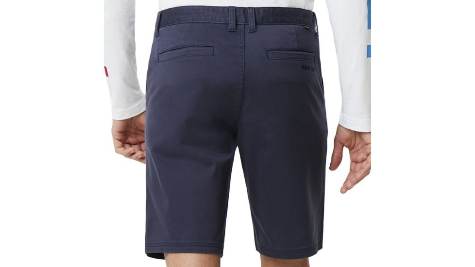 Oakley Stone Wash Chino Short - Mens, Foggy Blue, 38, 442528-6FB-38