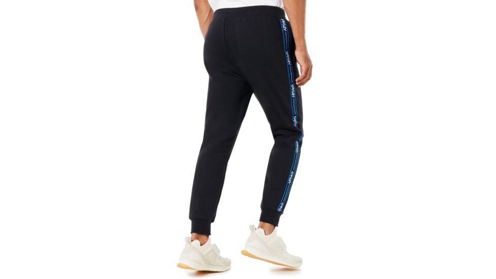 Oakley Street Logo Tape Fleece Pants - Mens, Blackout, Medium, 422471-02E-M