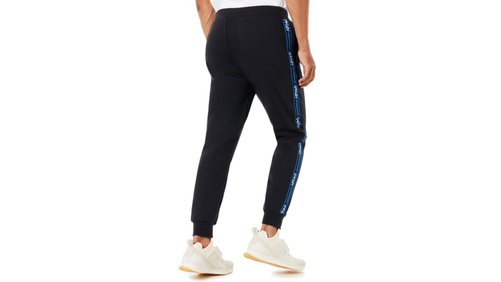 Oakley Street Logo Tape Fleece Pants - Mens, Blackout, Small, 422471-02E-S