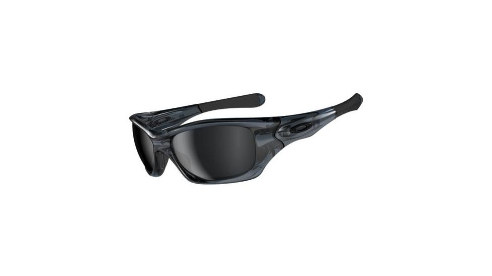Oakley Pit Bull Sunglasses - Crystal Black Frame w/ Black Iridium Lenses OO9127-02
