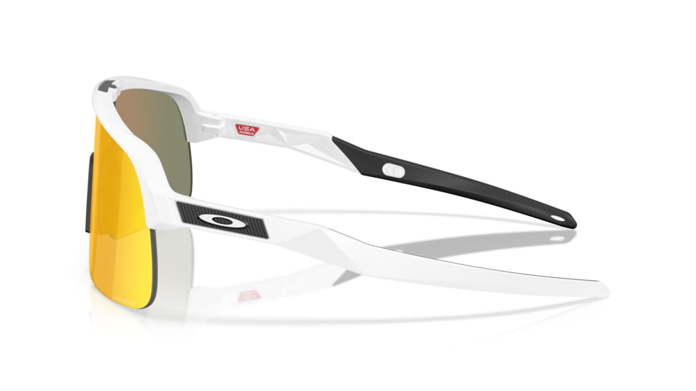 Oakley Sutro Lite S Sunglasses, Matte White, PRIZM Ruby, PRIZM Ruby, OO9496-0234