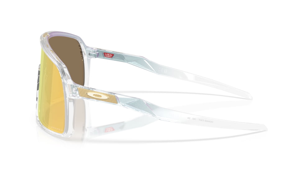 Oakley Sutro Sunglasses, Clear Pacific Glass, PRIZM 24K, PRIZM 24K, OO9406-C837