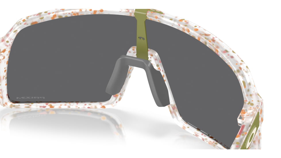 Oakley Sutro Sunglasses, Matte Clear Terrazzo, PRIZM Black, PRIZM Black, OO9406-C737