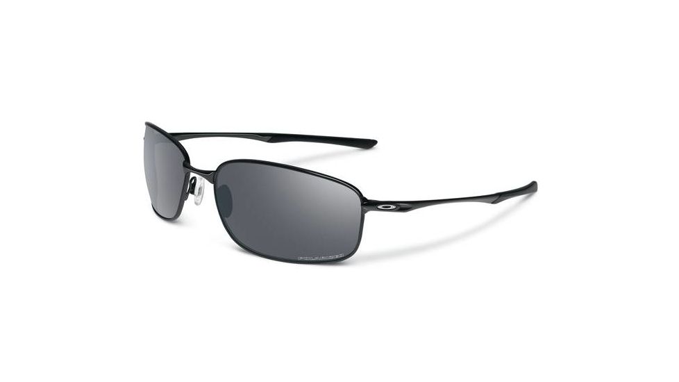 Oakley Taper Mens Sunglasses, Polished Black Frame, Black Iridium Polarized Lens OO4074-04