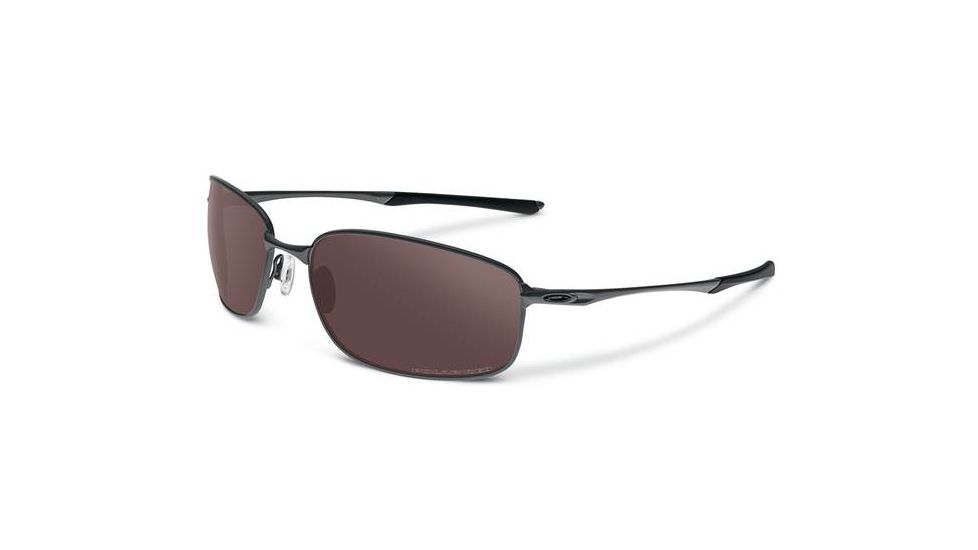 Oakley Taper Mens Sunglasses, Carbon Frame, OO Black Iridium Polarized Lens OO4074-07