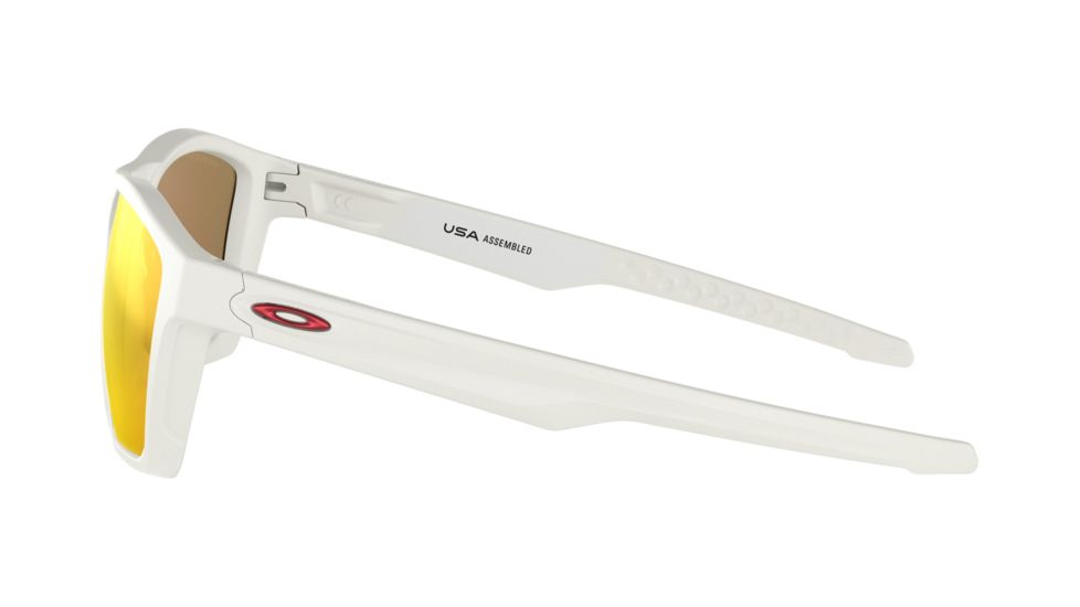 Oakley TARGETLINE OO9397 Sunglasses 939703-58 - Matte White Frame, Prizm Ruby Lenses