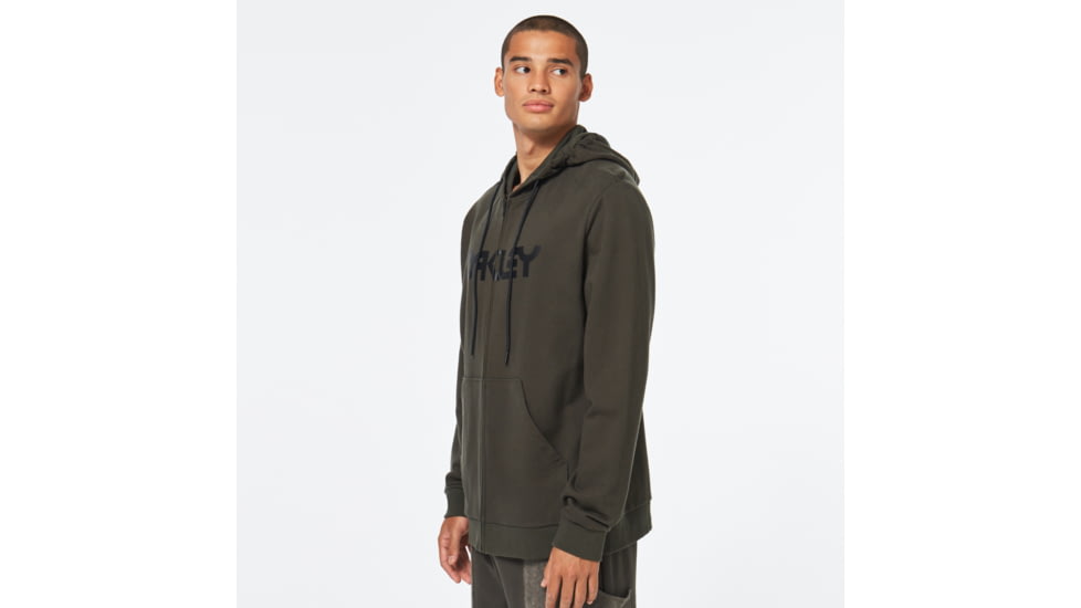 Oakley Teddy Full Zip Hoddie - Mens, New Dark Brush/Black, Medium, FOA403057-DBB-M
