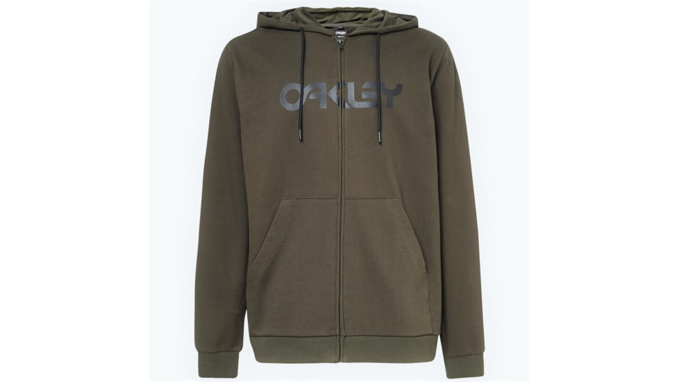 Oakley Teddy Full Zip Hoddie - Mens, New Dark Brush/Black, Medium, FOA403057-DBB-M