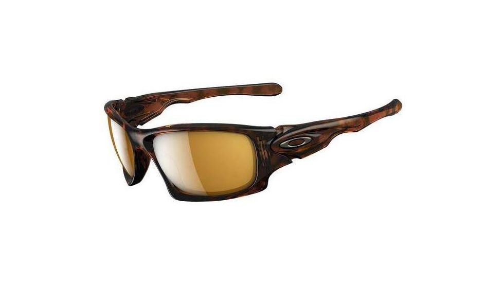 Oakley Ten Brown Tortoise Frame w/ Gold Iridium Lenses Sunglasses OO9128-02