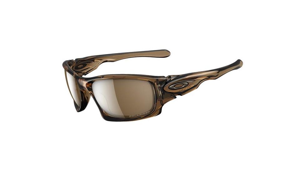 Oakley Ten Brown Smoke Frame w/ Tungsten Iridium Polarized Lenses Men's Sunglasses OO9128-04