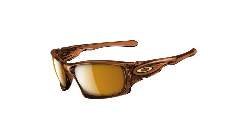 Oakley Ten Polished Rootbeer Frame w/ Bronze Polarized Lenses Men's Sunglasses OO9128-09