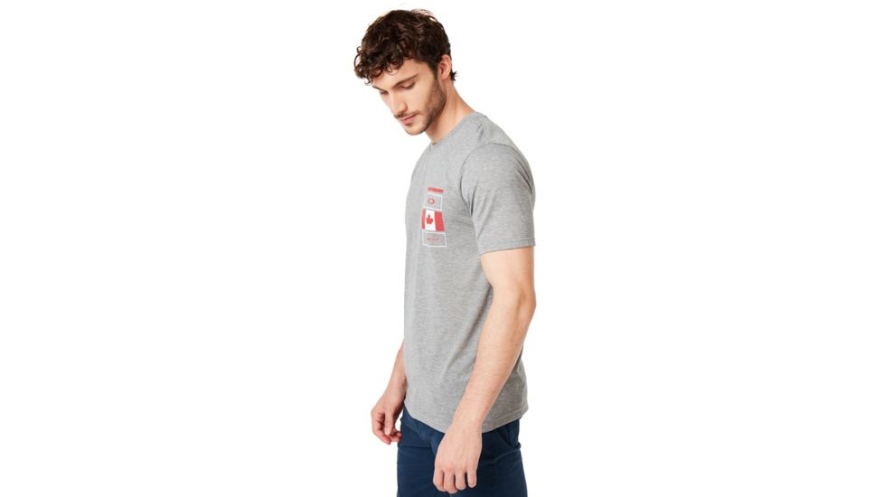 Oakley Texas Short Sleeve Tee - Mens, Gray Melange, Large, 457777-2GM-L