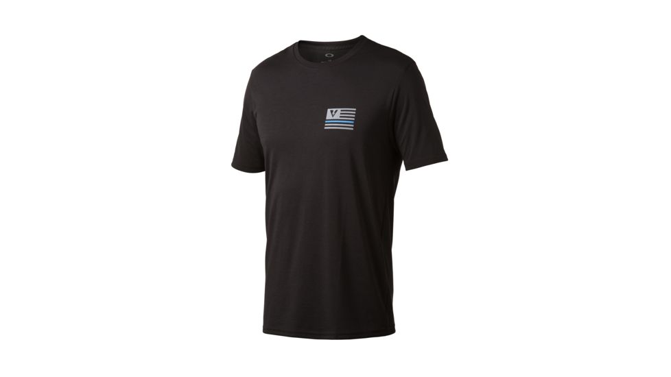 Oakley Thin Blue Line Tee - Mens, Blackout, Medium, 455898OEM-02E-M