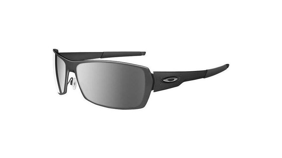 Oakley Ti Spike Matte Black Frame w/ Black Iridium Lenses Sunglasses 05-958