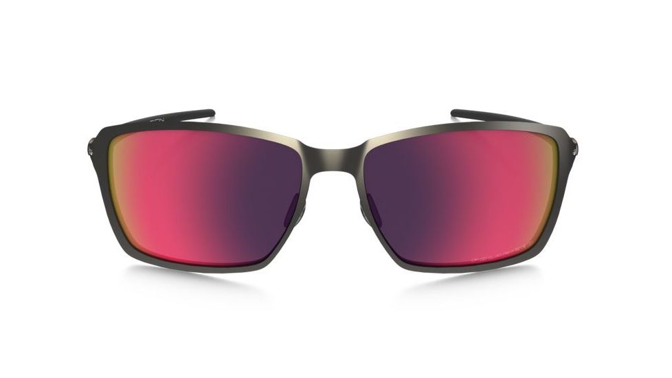 Oakley Tincan Carbon Sunglasses Carbon Frame, OO Red Iridium Polarized Lens-OO6017-03