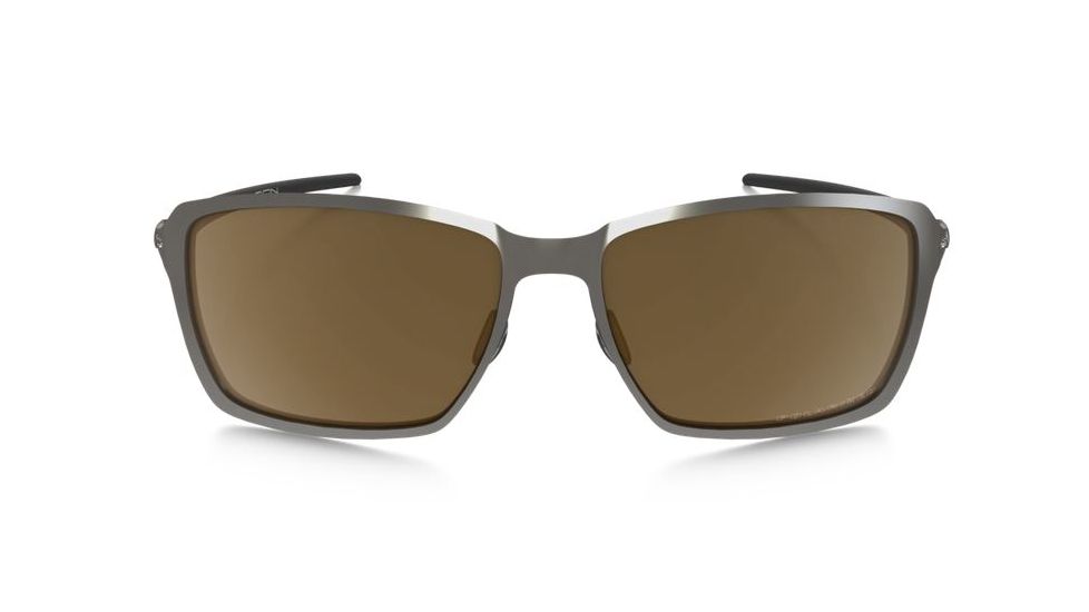 Oakley Tincan Carbon Sunglasses Titanium Frame, Titanium Iridium Polarized Lens-OO6017-05
