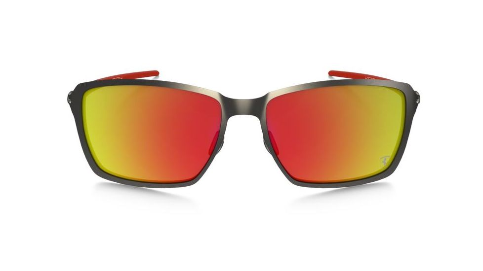Oakley Tincan Sunglasses Carbon/Carbon Frame, Ruby Iridium Lens-OO6017-07