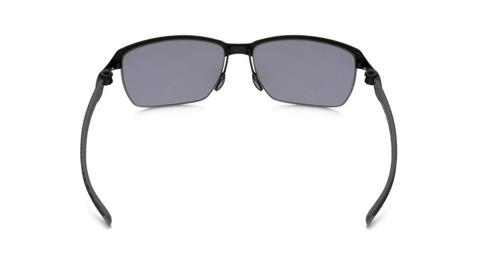 Oakley Tinfoil Carbon Sunglasses Carbon Matte Black/Silver Frame, Grey Lens-OO6018-01