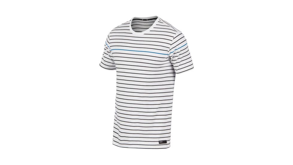 Oakley Tinge Short Sleeve Knit - Mens, White, Small, 433864-100-S