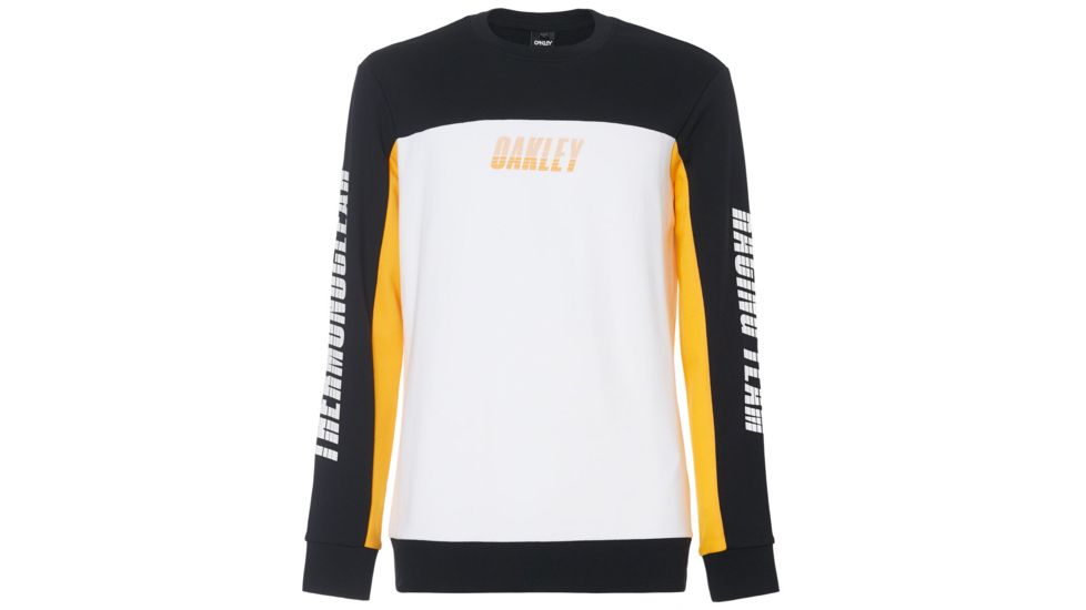 Oakley Tn Racing Team Fleece Crew - Mens, Blackout, Small, 472464-02E-S