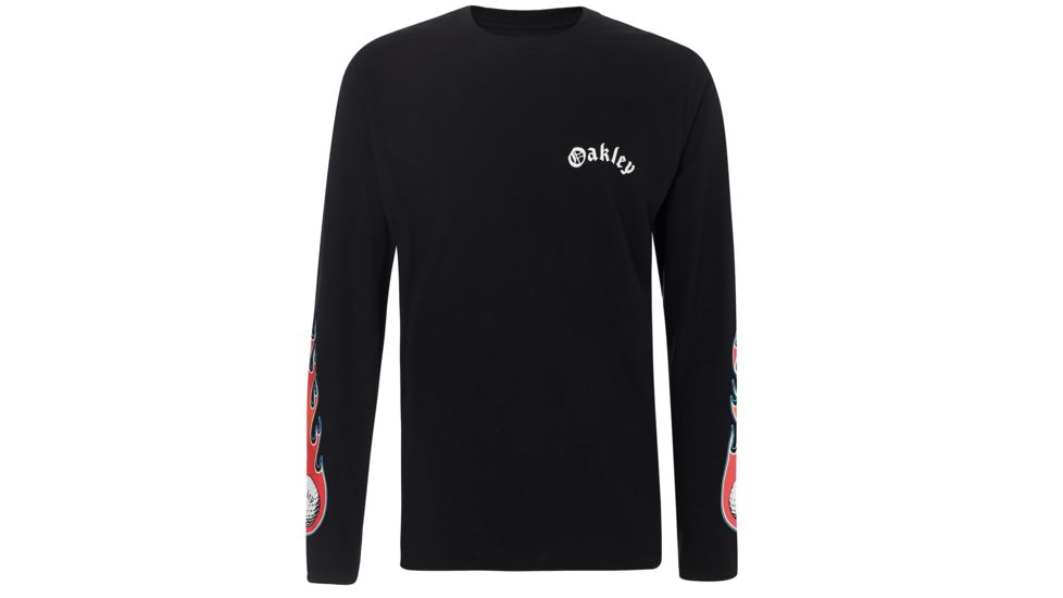 Oakley Tnp Lighting Bolt Long Sleeve T-Shirt - Mens, Blackout, Medium, 457976-02E-M