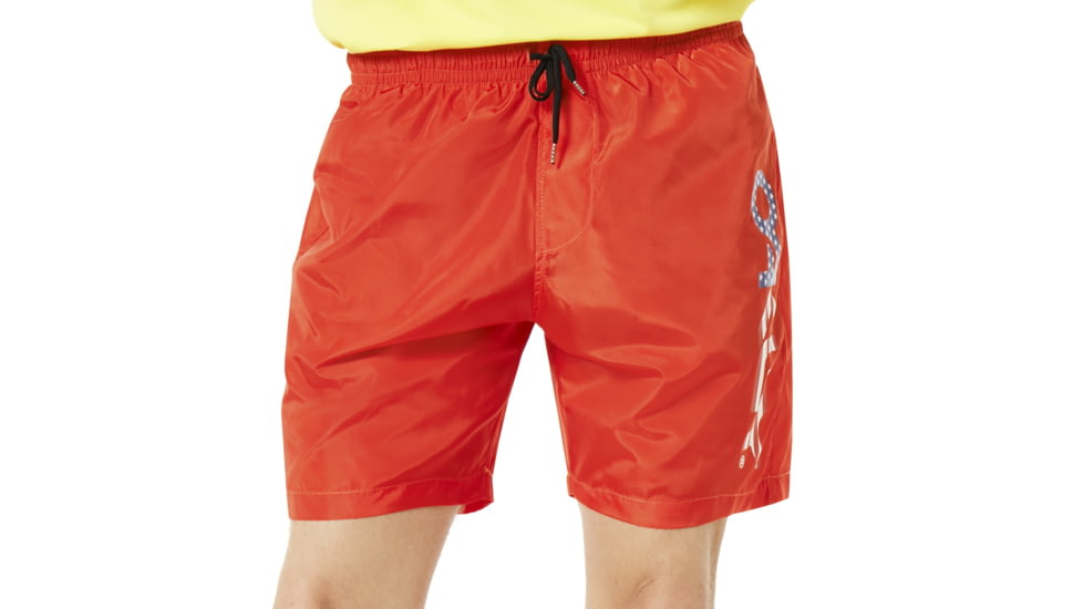 Oakley Tnp Red Beachwear - Mens, Tulip Red, Medium 442572-43T-M