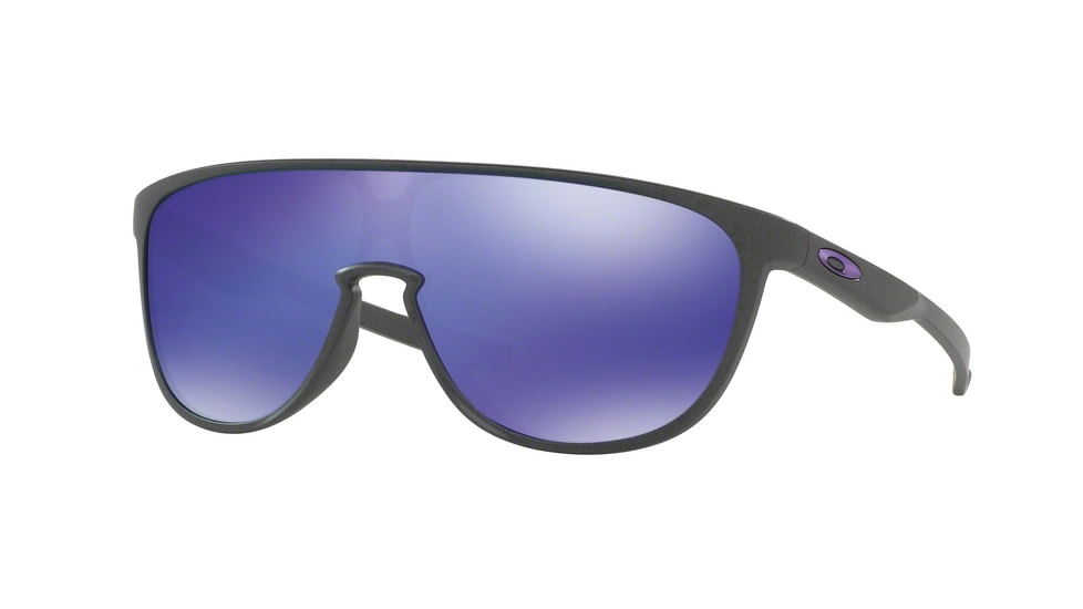 Oakley TRILLBE OO9318 Sunglasses 931804-34 - Steel Frame, Violet Iridium Lenses