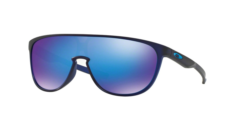 Oakley TRILLBE OO9318 Sunglasses 931808-34 - Matte Translucent Blue Frame, Sapphire Iridium Lenses