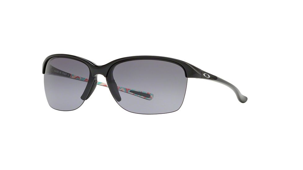 OO9191 Unstoppable Rectangular Sunglasses, Matte Black/Prizm Grey, 65 mm