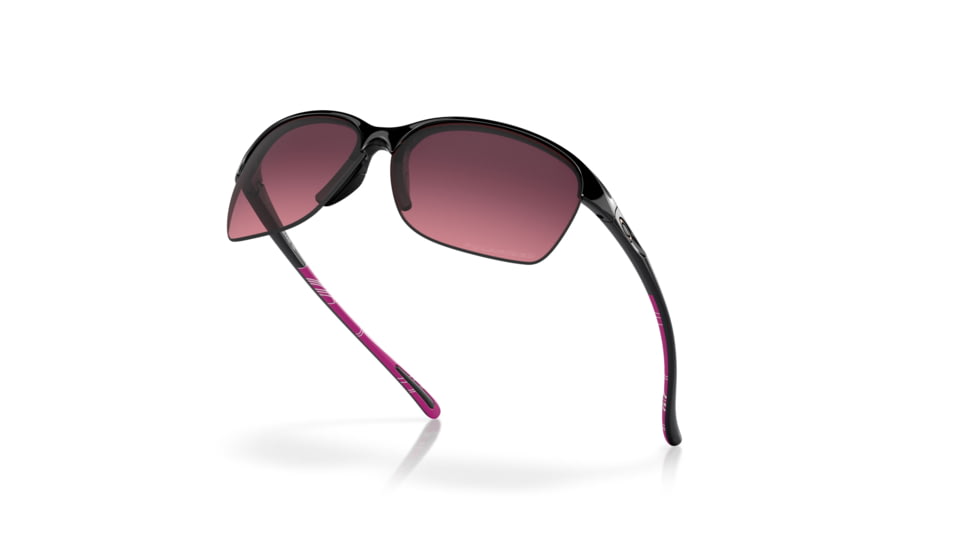 Oakley Unstoppable OO9191 Sunglasses 919110-65 - Polished Black Frame, Rose Gradient Polarized Lenses