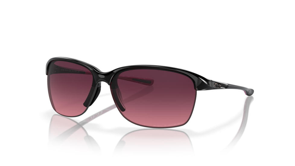 Oakley Unstoppable OO9191 Sunglasses 919110-65 - Polished Black Frame, Rose Gradient Polarized Lenses