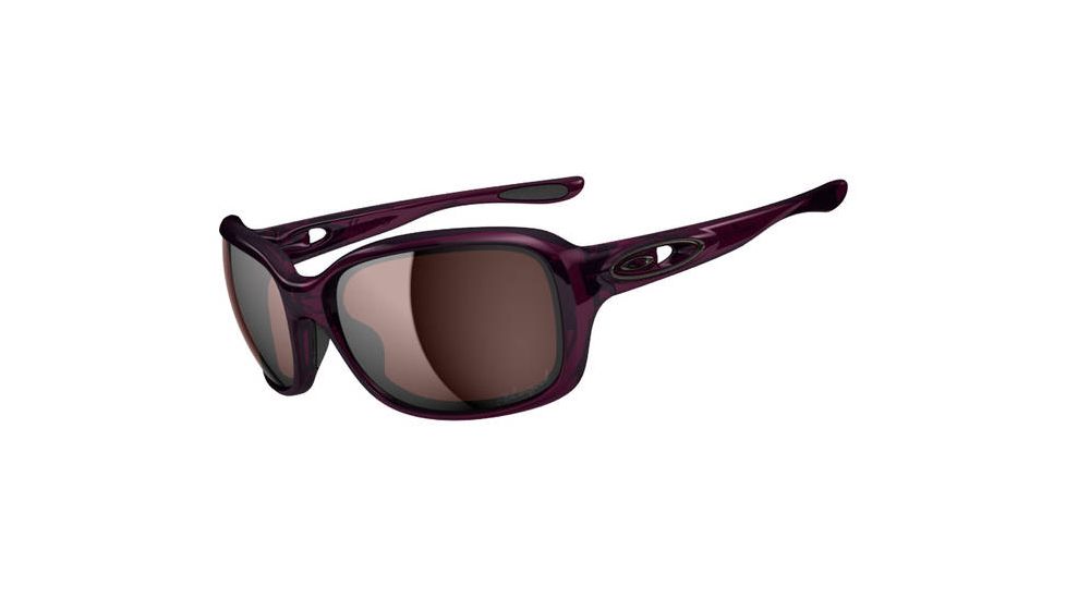 Oakley Urgency Sunglasses - Crystal Raspberry Frame and OO Grey Polarized Lens OO9158-13