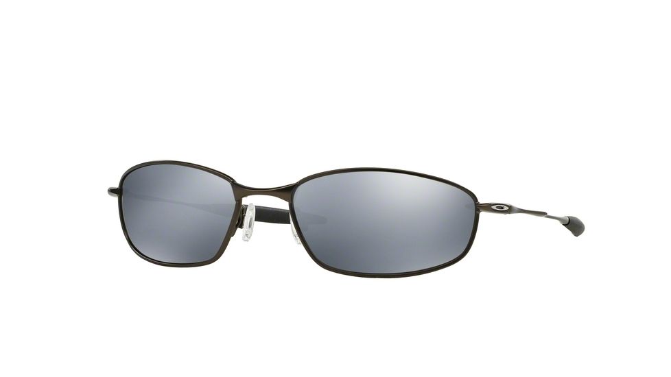 Oakley WHISKER OO4020 Sunglasses 12-849-60 - Pewter Frame, Black Iridium Polarized Lenses