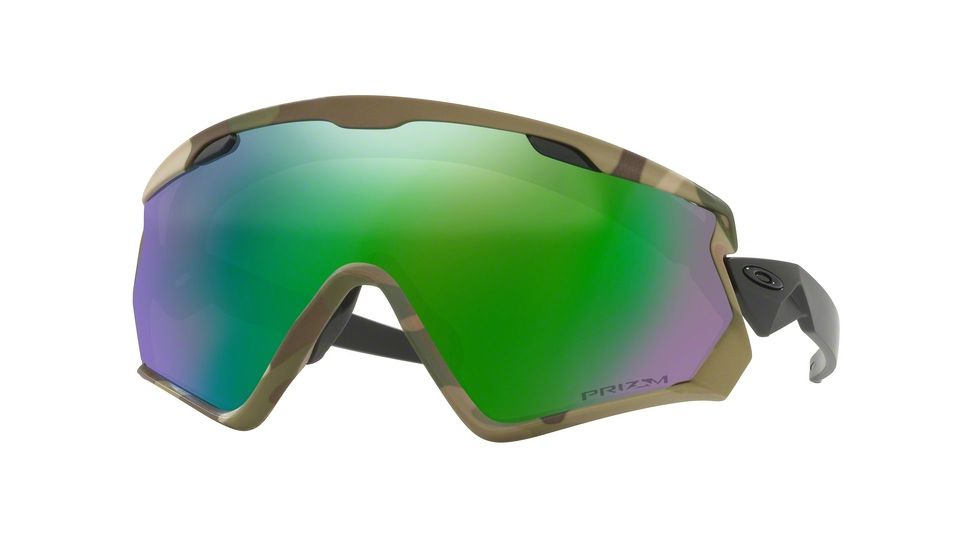 Oakley WIND JACKET 2.0 OO7072 Sunglasses 707209-45 - , Prizm Snow Jade Iridium Lenses